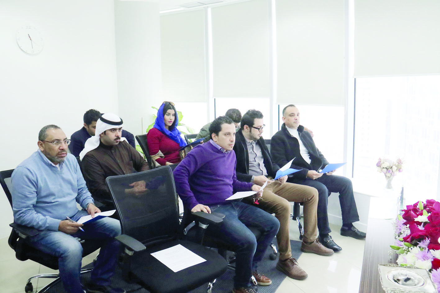 جانب من المؤتمر الصحافي	(تصوير بسّام زيدان)