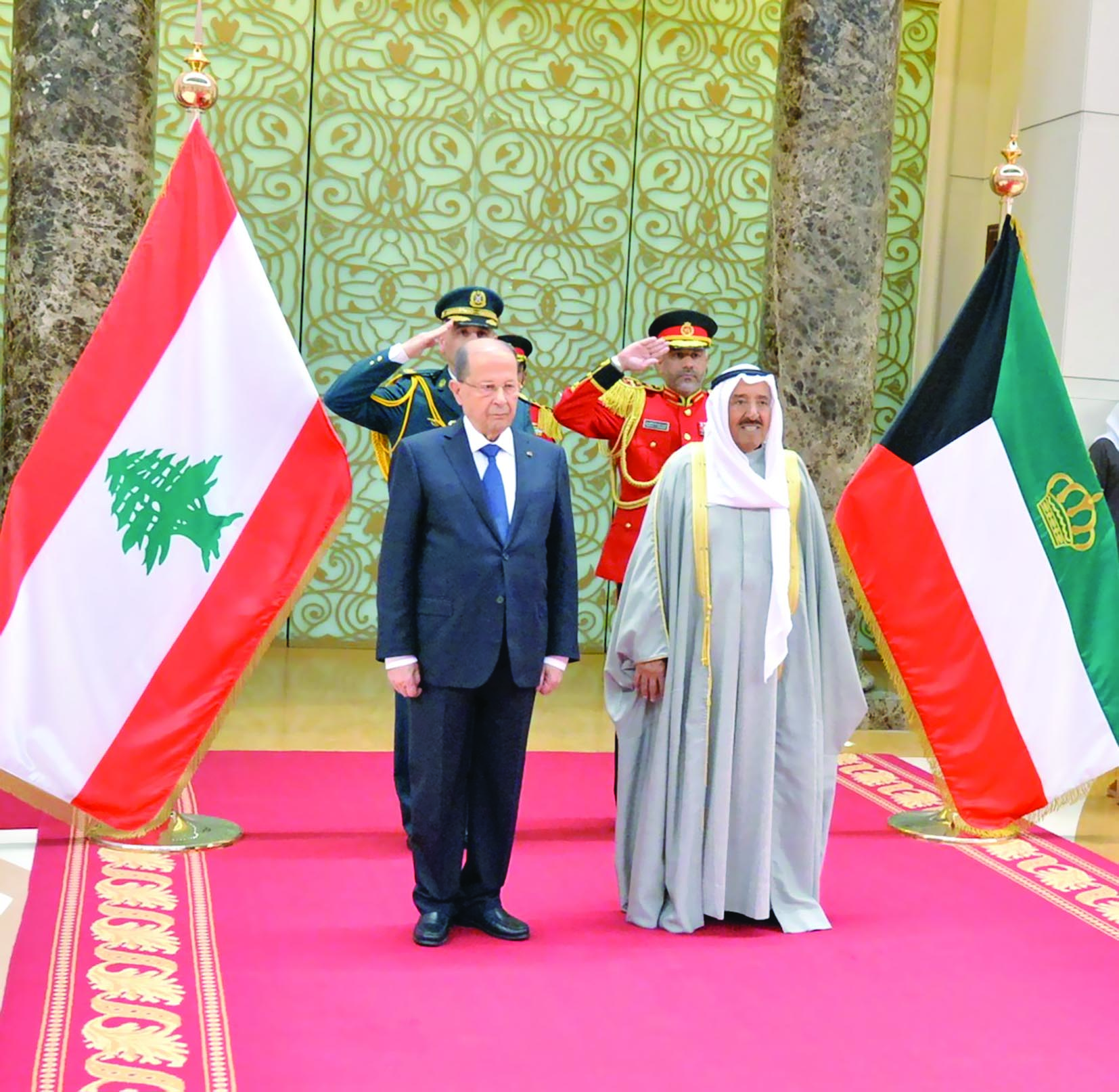 u0633u0645u0648 u0627u0644u0623u0645u064au0631 u0645u0633u062au0642u0628u0644u0627 u0627u0644u0631u0626u064au0633 u0627u0644u0644u0628u0646u0627u0646u064a u0639u0644u0649 u0623u0631u0636 u0627u0644u0645u0637u0627u0631