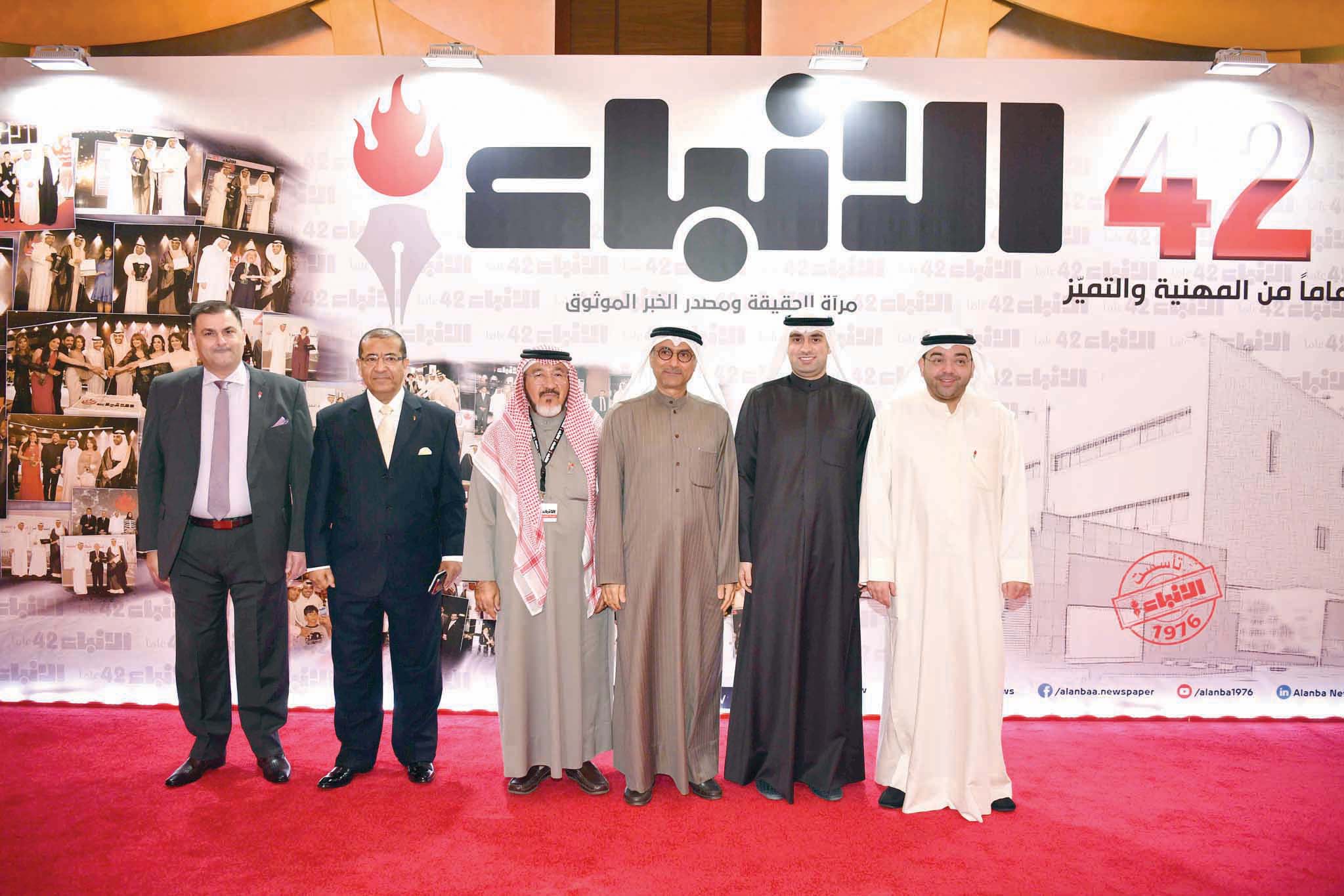 «الأنباء» في استقبال عبدالمحسن بهبهاني وإبراهيم حيدر