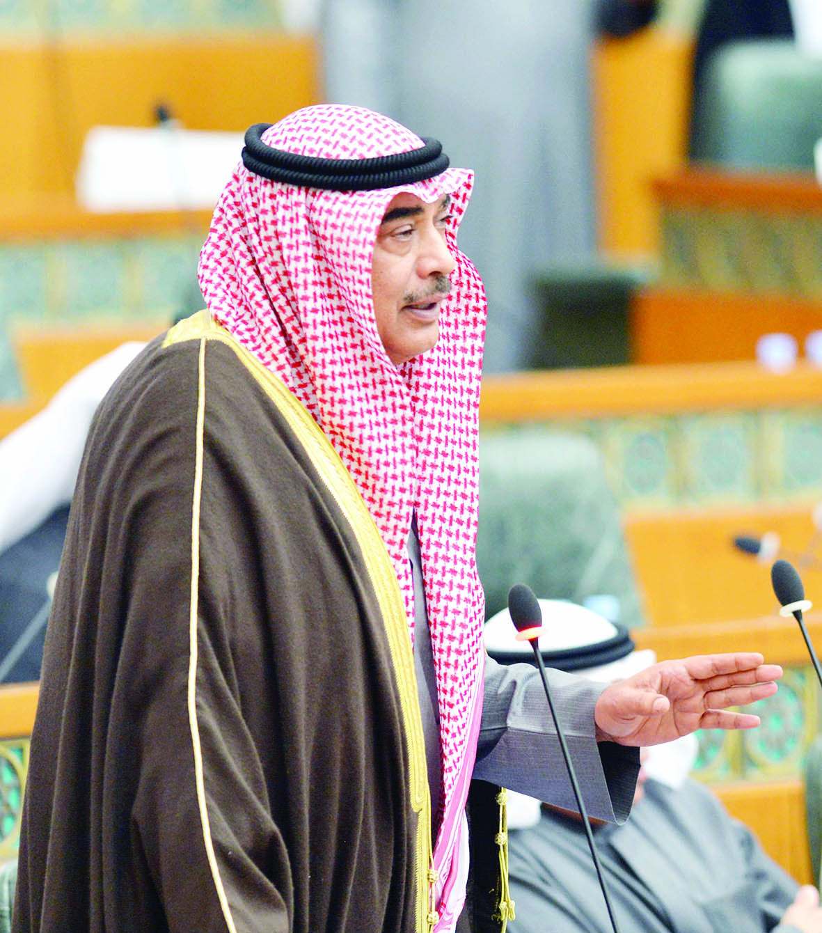 صباح الخالد متحدثا