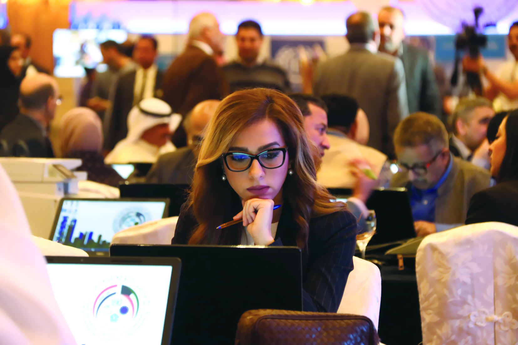 في المركز الإعلامي