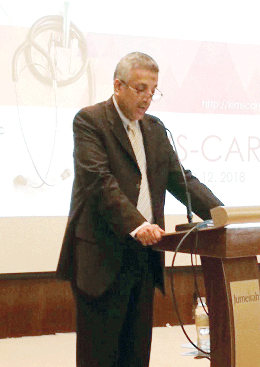 هادي يلقي كلمته