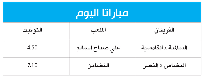الحارس خالد الرشيدي سيواجه فريقه السابق السالمية اليوم              	         (الأزرق دوت كوم)