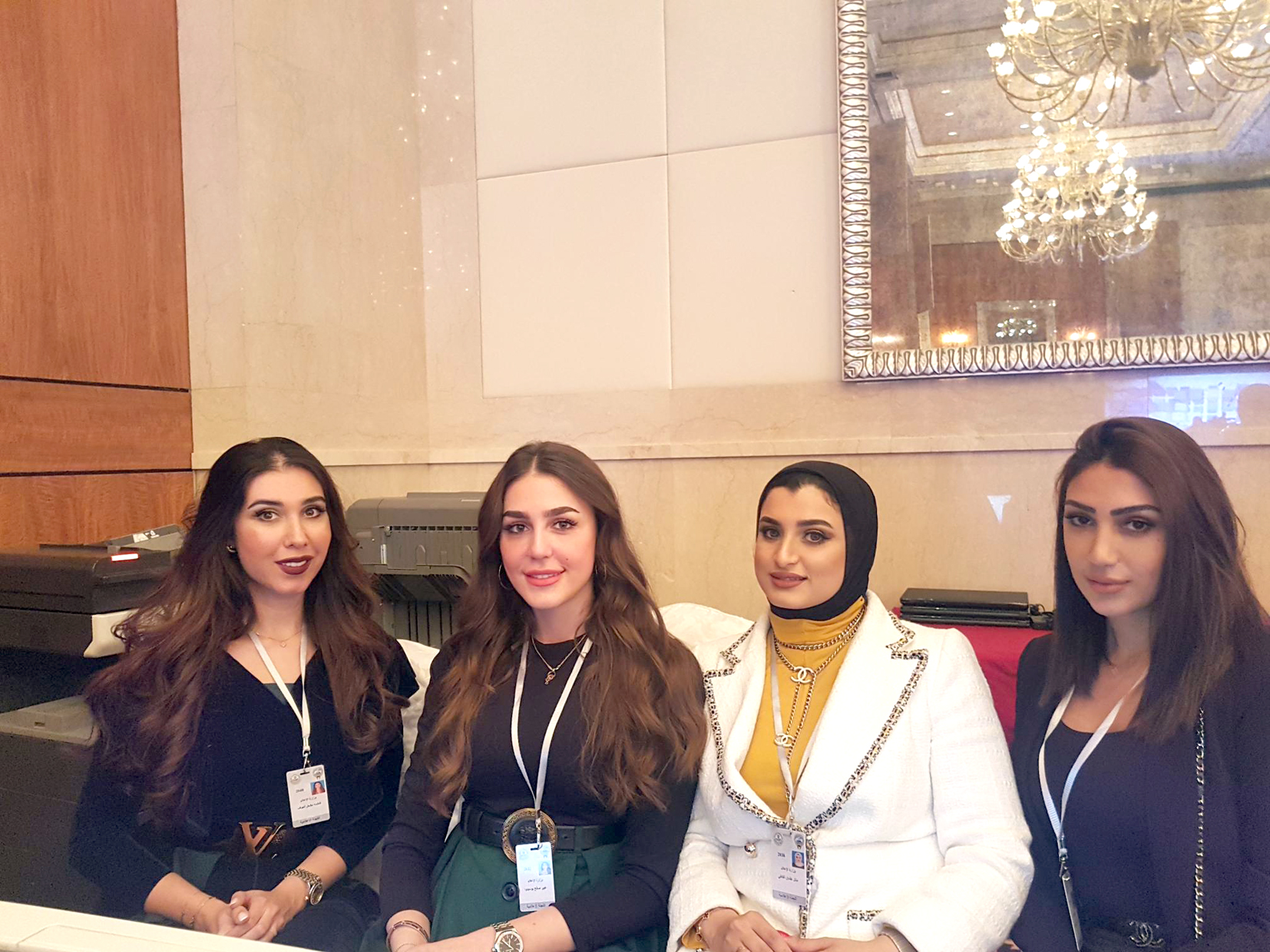 عضوات في اللجنة الإعلامية المنظمة