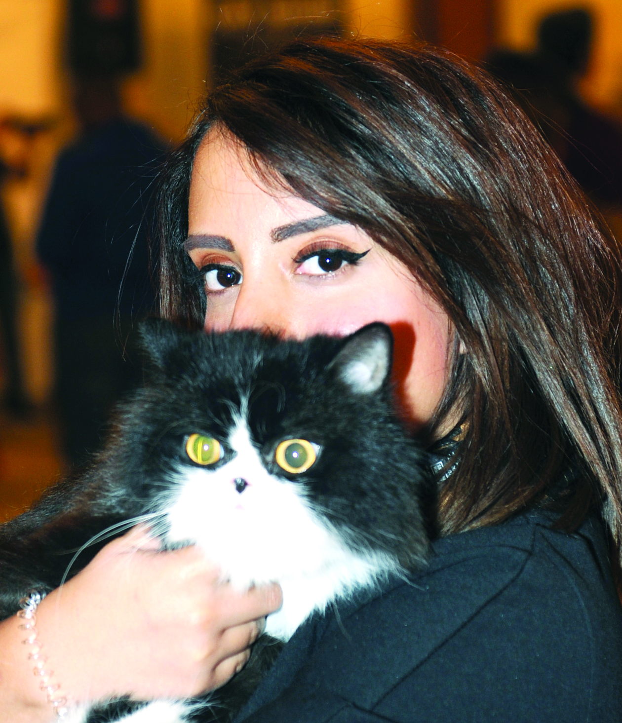 استعرضت في أحد فنادق الكويت أمس 140 قطة من مختلف الأنواع، «مفاتنها وشياكتها وشعرها المصفف» أمام لجان التحكيم، على أمل الحصول على لقب أجمل «قطة» على مستوى الشرق الأوسط وآسيا، تمهيداً للتأهل لمسابقة الجمال على مستوى العالم في مايو المقبل.