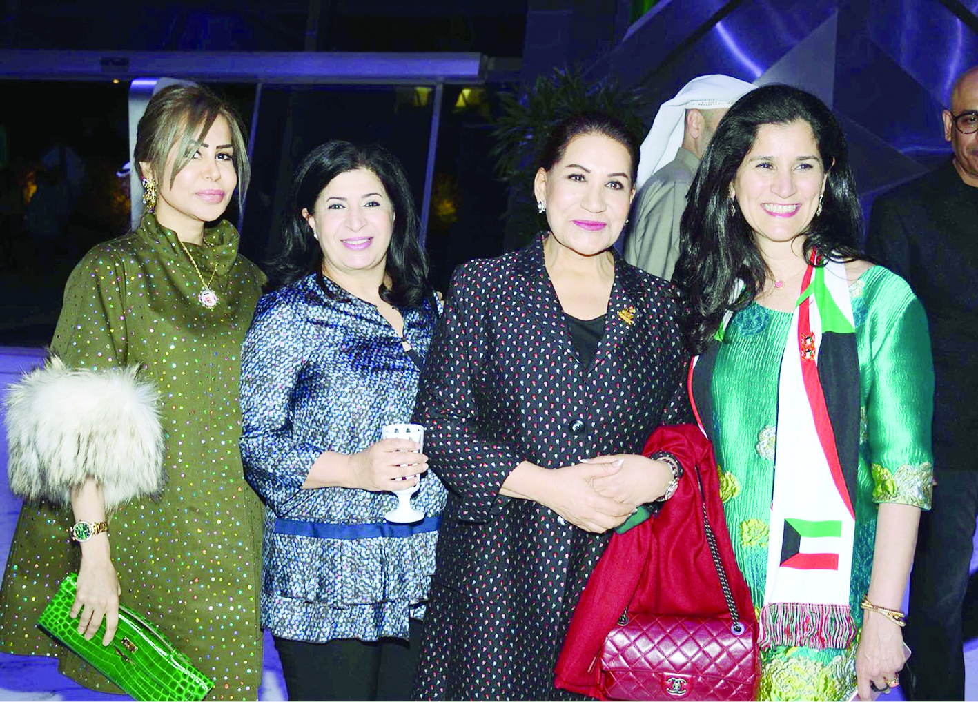 انتصار الصباح وسعاد عبدالله واعتدال العيار ورابعة الصباح 