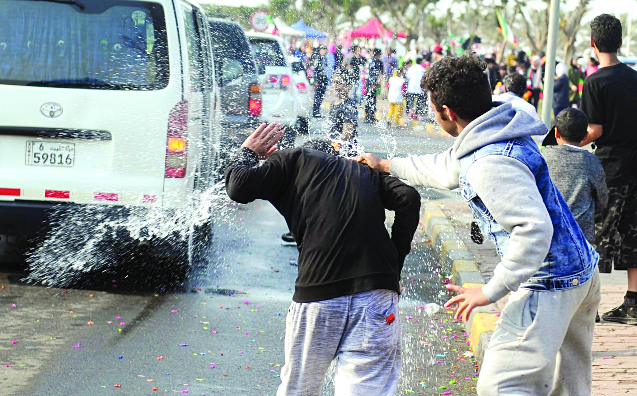 المياه سيدة الاحتفالات