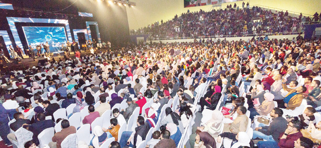 جمهور الحفل تفاعل مع الفنانَين