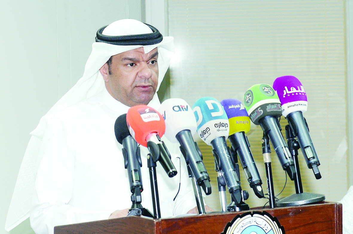 الناشي متحدثا في اللقاء الصحافي	 (تصوير زكريا عطية)