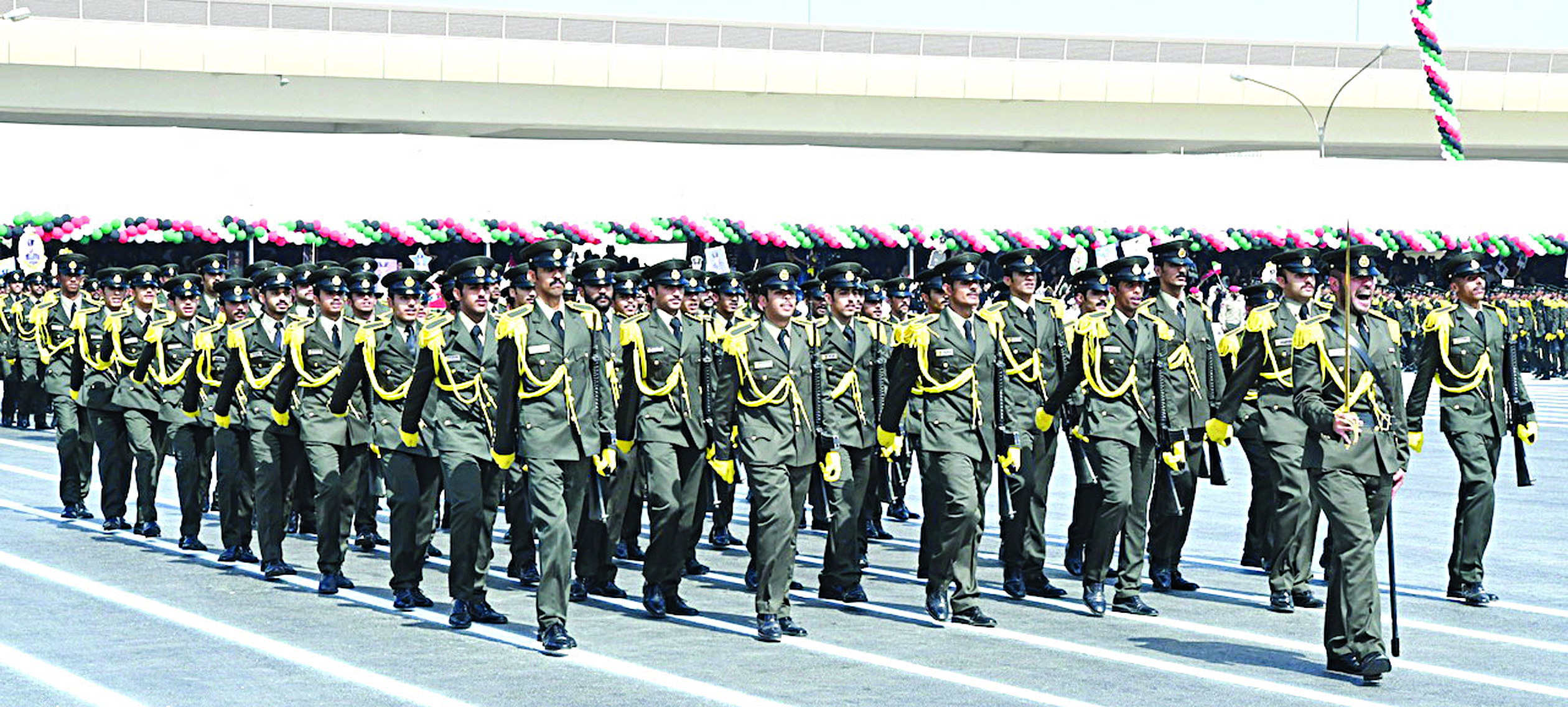 طابور العرض في حفل التخرج