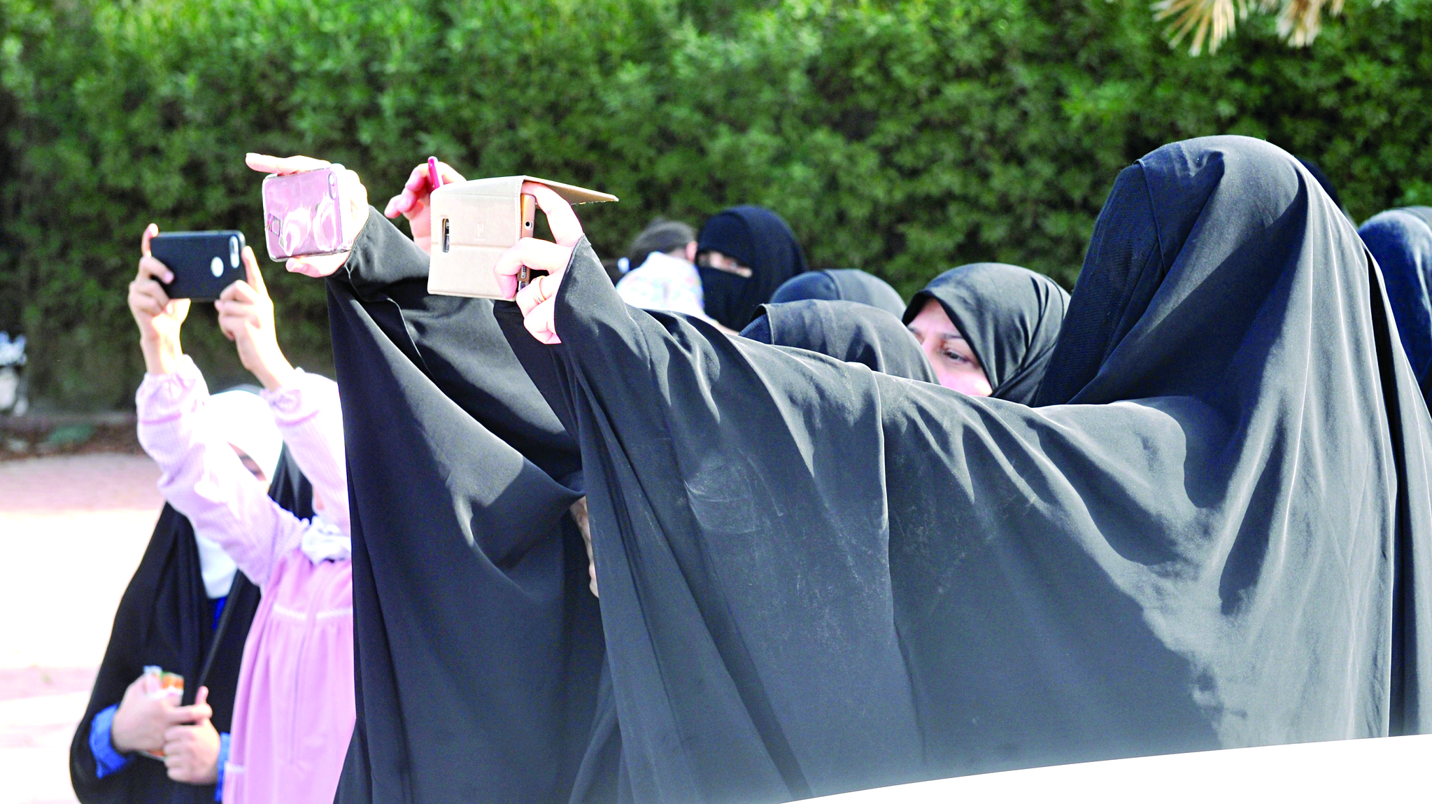 توثيق الوقفة الاحتجاجية     	 (تصوير سعد هنداوي)