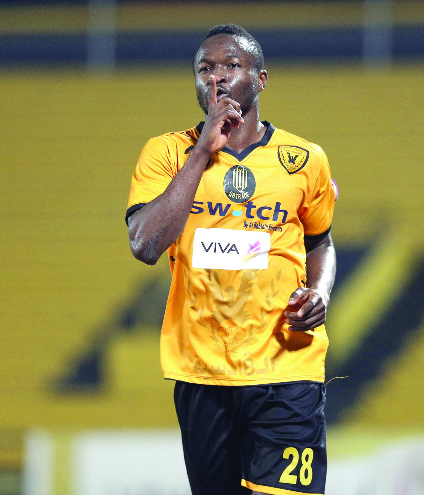 u0644u0627u0639u0628 u0627u0644u0642u0627u062fu0633u064au0629 u0627u0644u0639u0627u062cu064a u0644u0627u0633u0627u0646u0627 u062fu064au0627u0628u064a u0645u062du062au0641u0644u0627u064b u0628u0647u062fu0641u0647 u0627u0644u062bu0627u0646u064a u0641u064a u0645u0631u0645u0649 u0627u0644u062au0636u0627u0645u0646 t     (u0627u0644u0623u0632u0631u0642 u062fu0648u062a u0643u0648u0645)