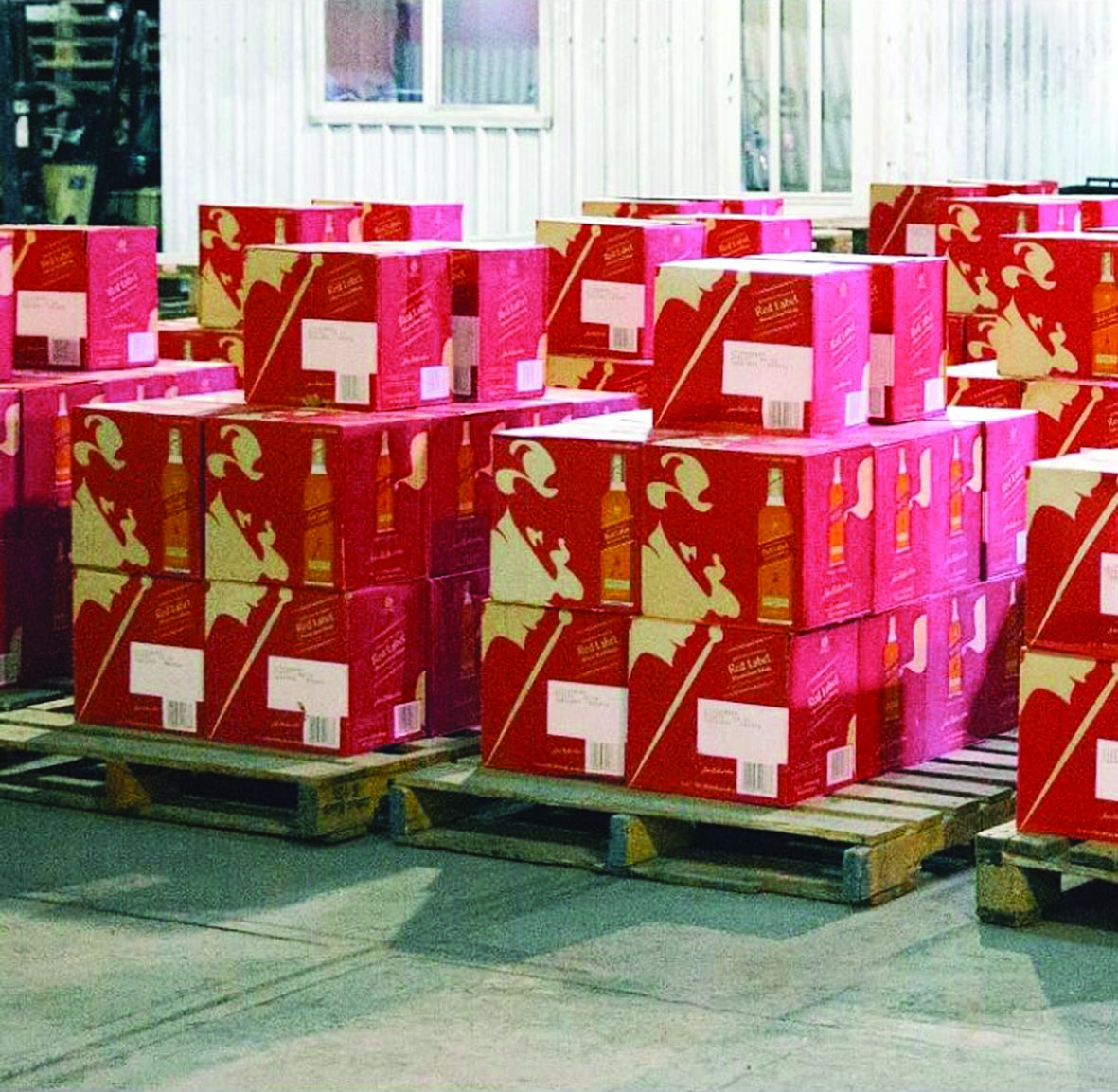 الخمور المستوردة المضبوطة 