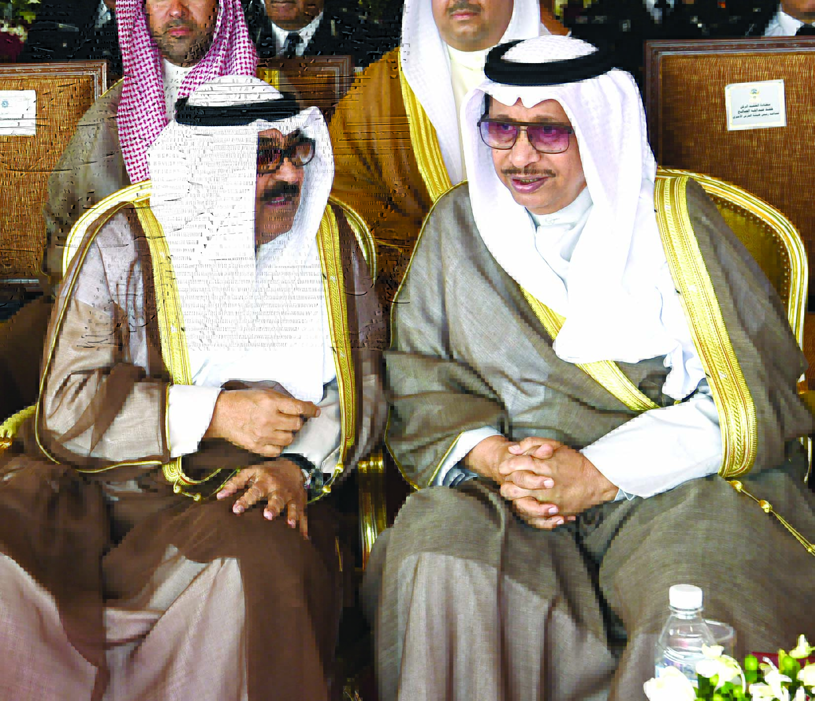 مشعل الأحمد وجابر المبارك                                                                          