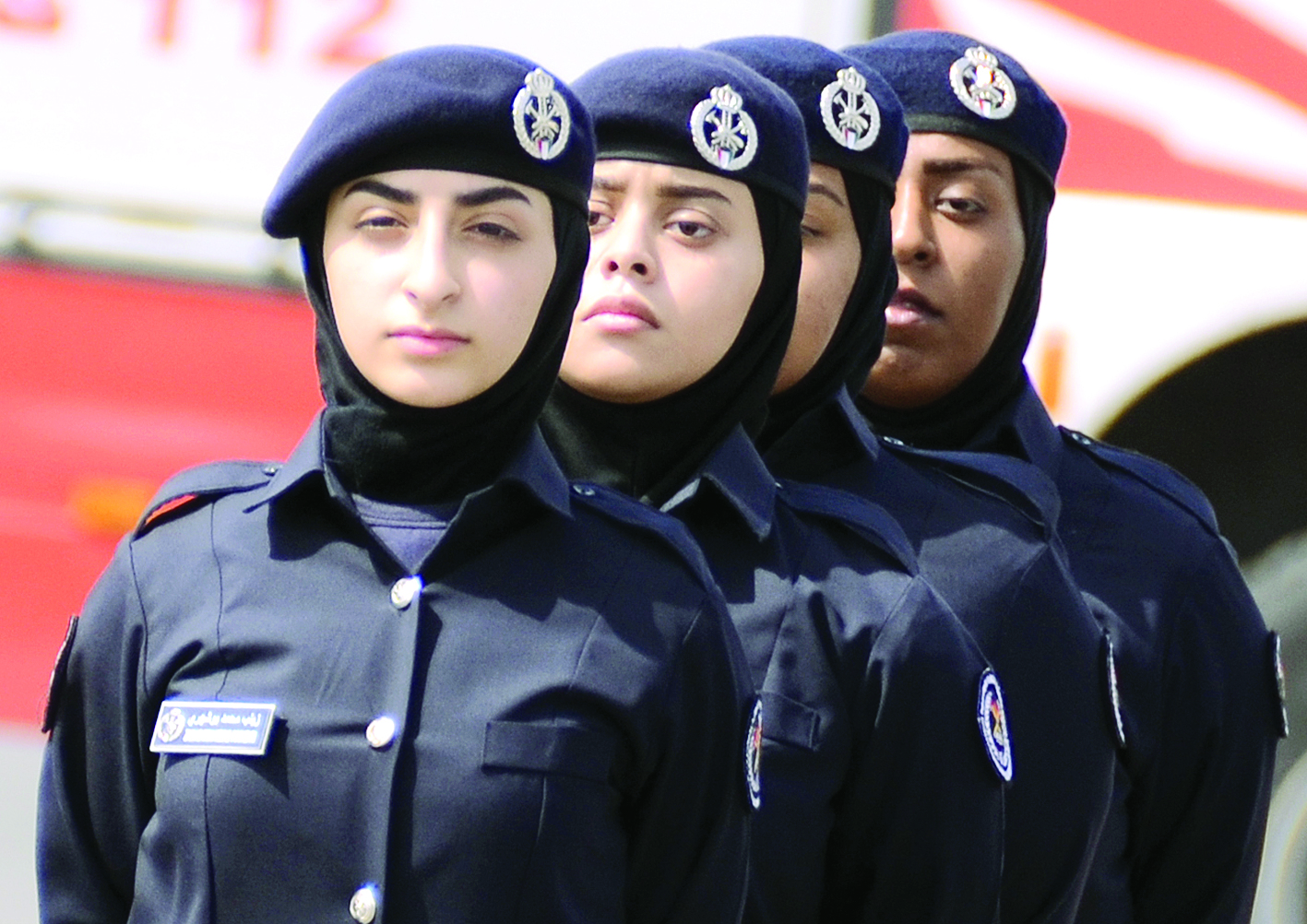 منتسبات دورة التفتيش الجديدة(تصوير سعد هنداوي)