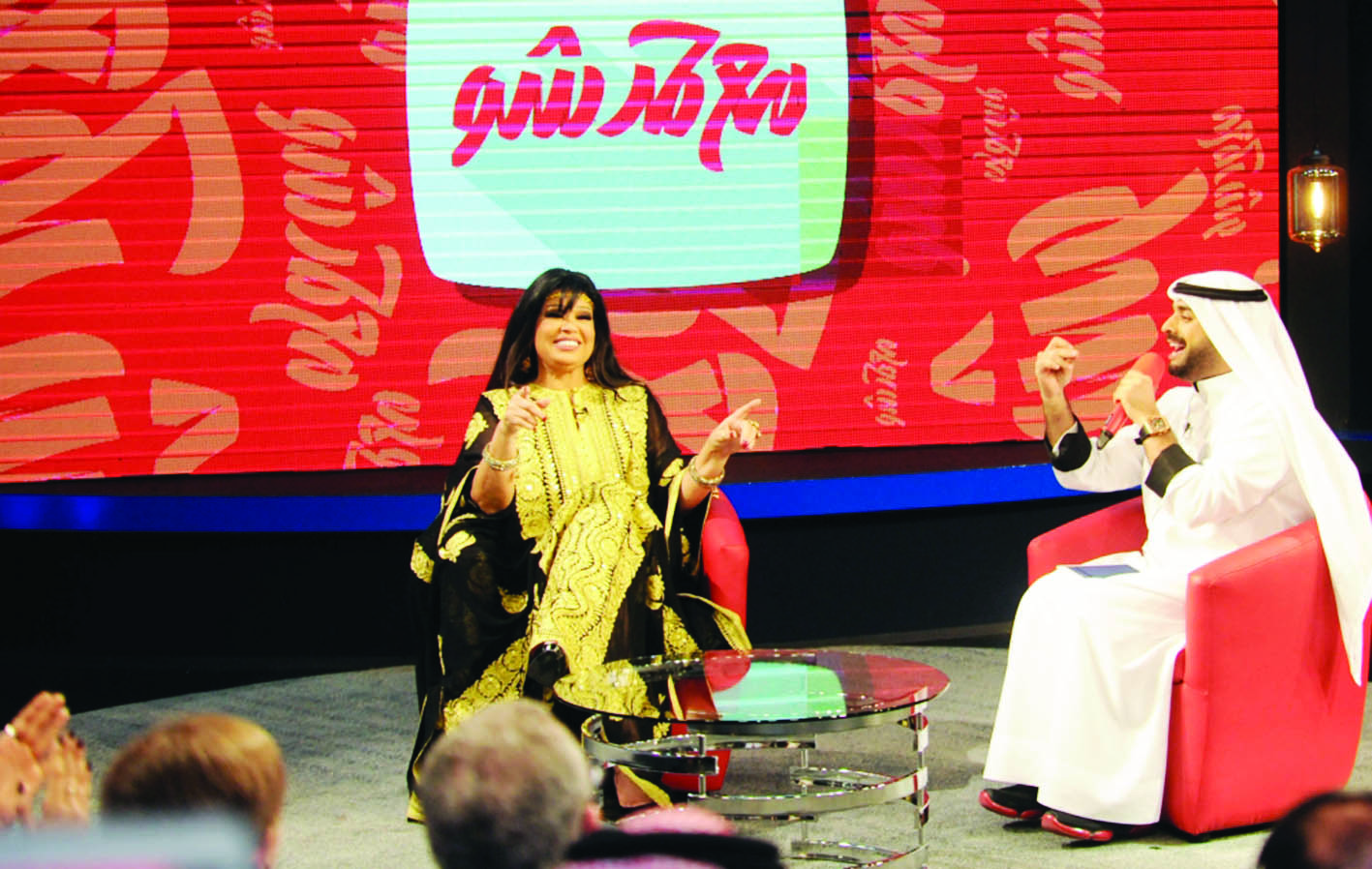 جانب من الحوار مع فيفي عبده