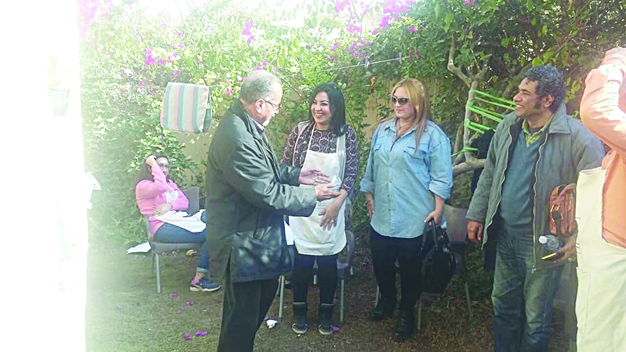 ورشة فن تشكيلي خاصة يديرها الفنان خالد السماحي