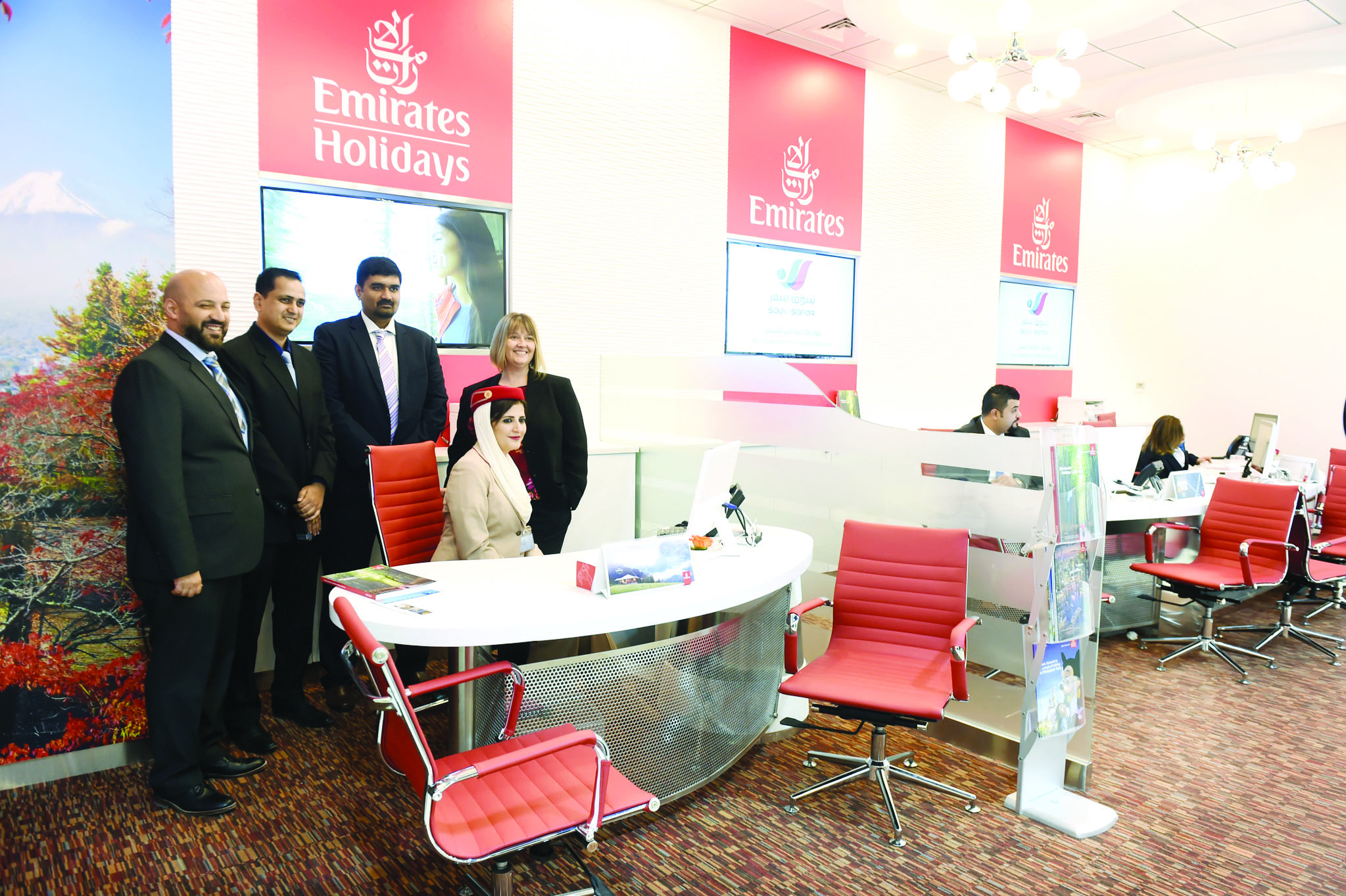 ممثّلو «الإمارات للعطلات»