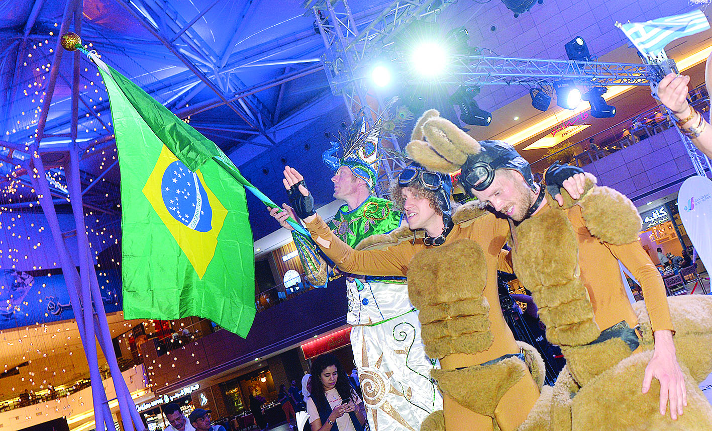 فقرة فنية للفرقة البرازيلية