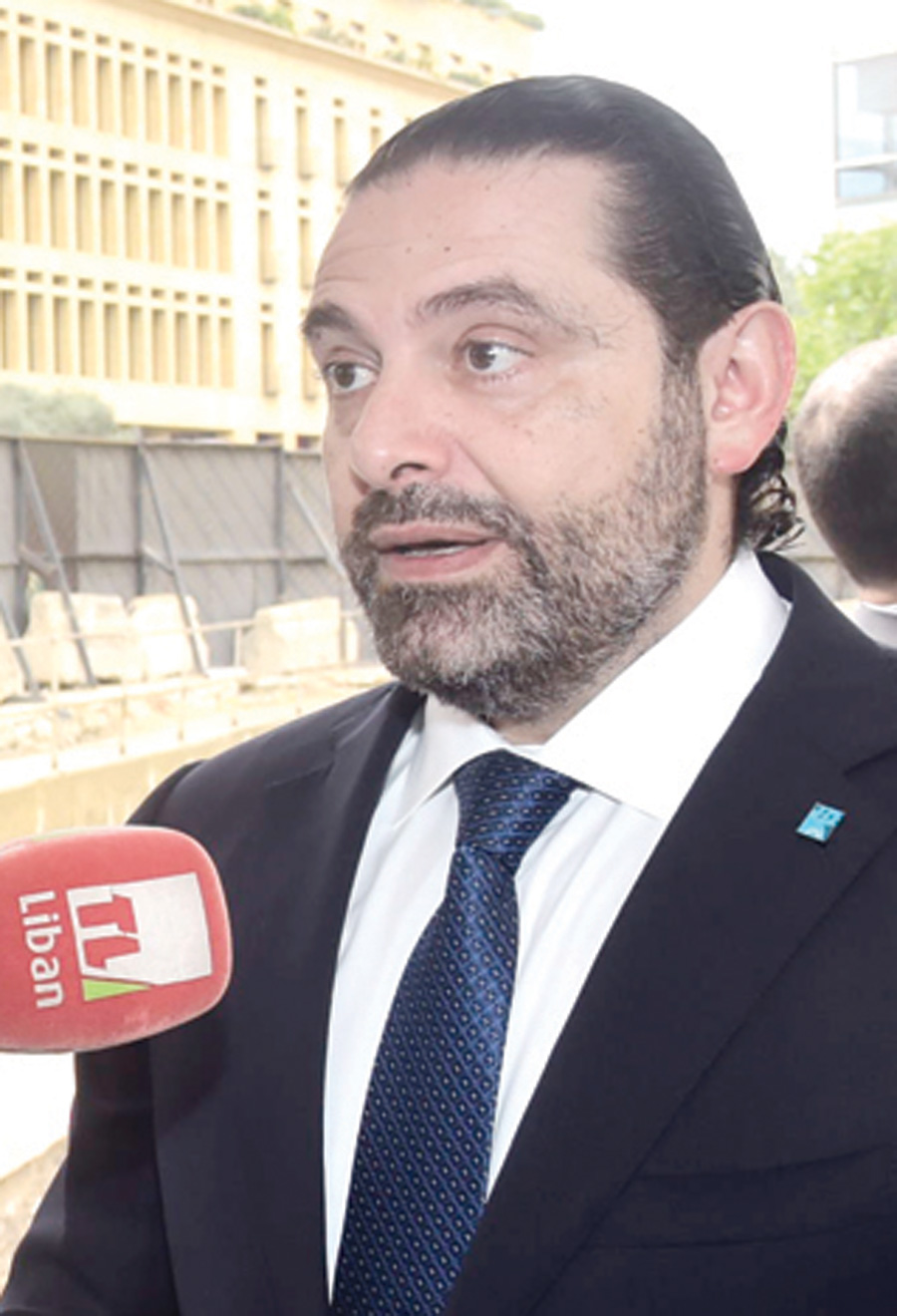 الحريري يلقي كلمة في الاحتفال