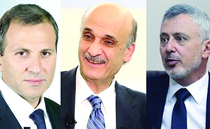 فرنجية وجعجع وباسيل