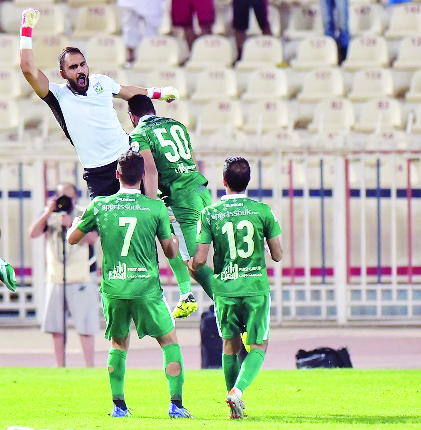 u0627u0644u062du0627u0631u0633 u0633u0644u064au0645u0627u0646 u0639u0628u062fu0627u0644u063au0641u0648u0631 u0644u0639u0628 u062fu0648u0631u0627 u0623u0633u0627u0633u064au0627 u0641u064a u062au0623u0647u0644 u00abu0627u0644u0623u062eu0636u0631u00bb u0627u0644u0649 u0627u0644u0646u0647u0627u0626u064a