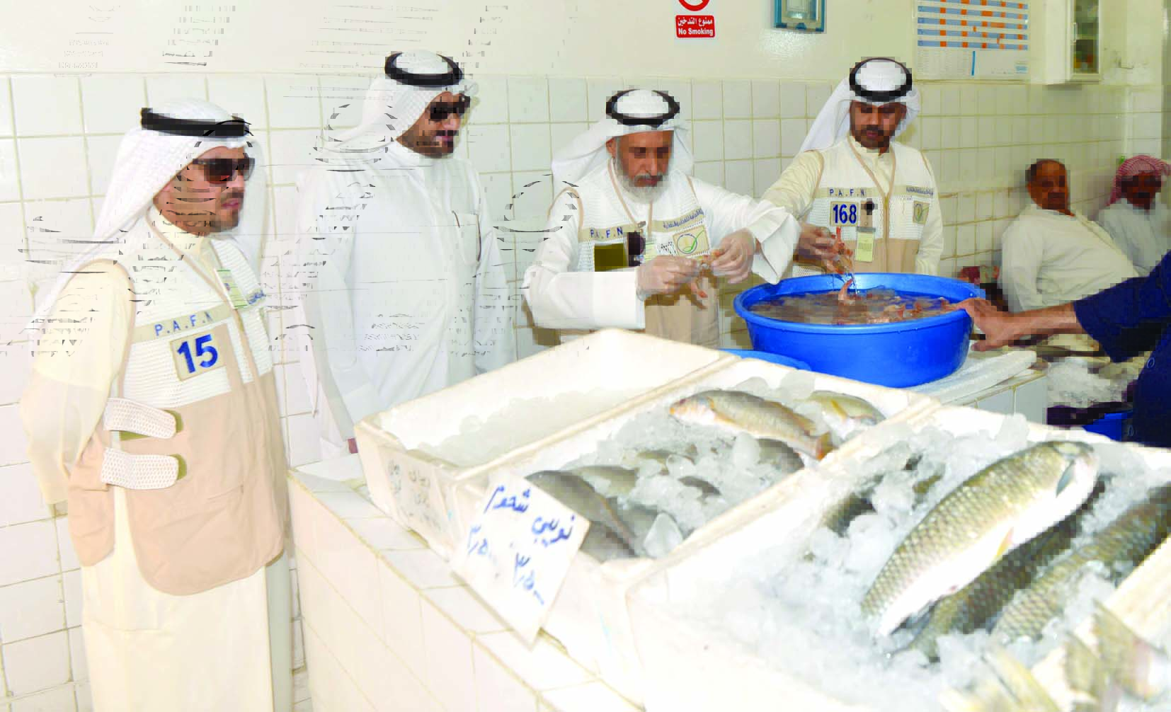 العنزي يشرف على جولة تفتيشية في سوق السمك