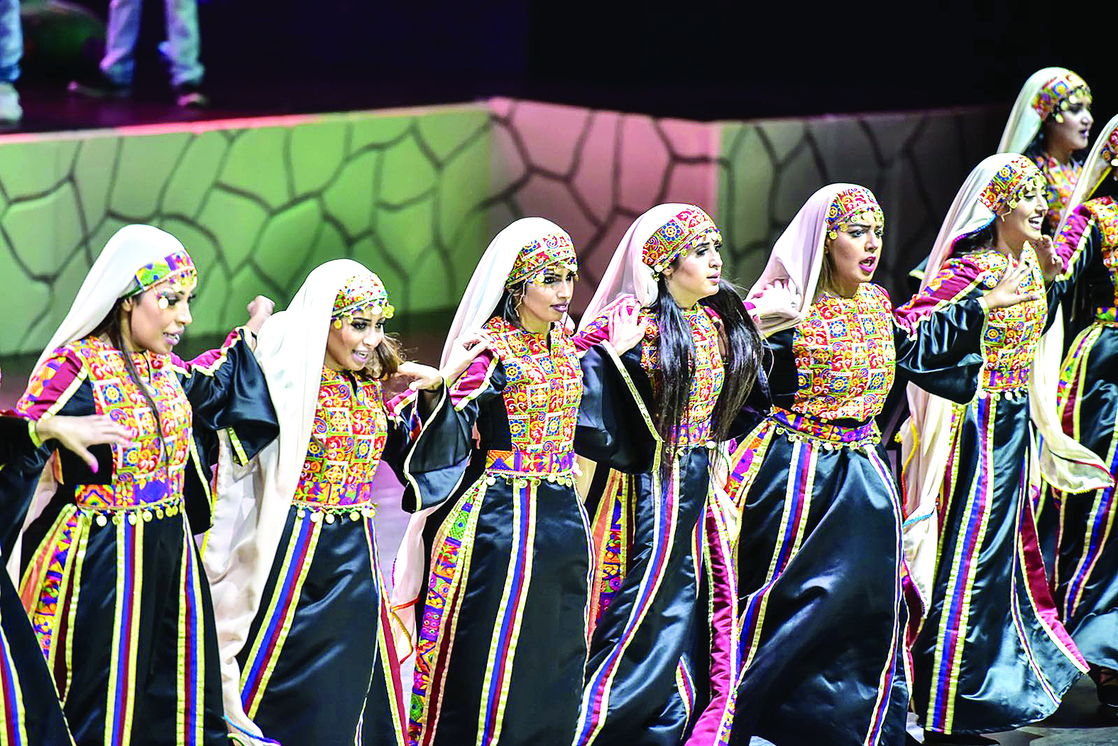 الدبكة الفلسطينية كانت حاضرة