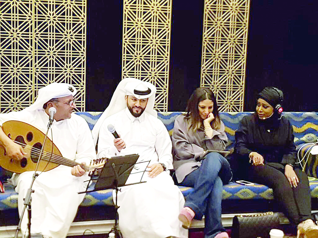 إيمان النجم ومروة بن صغير وعبدالله الفيلكاوي وسلمان العماري