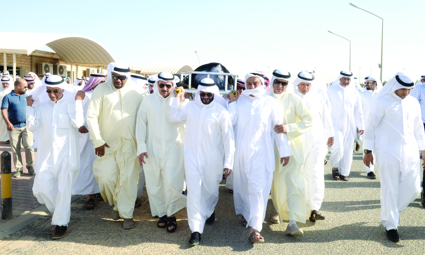 المحيلان... إلى مثواه الأخير    	 (تصوير- زكريا عطية)