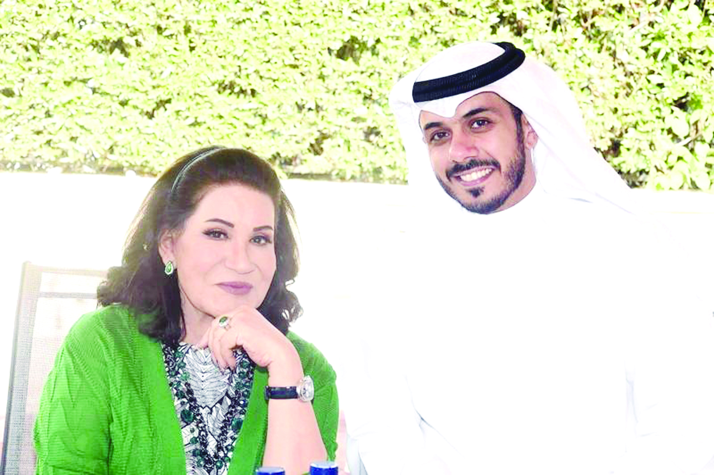 سعاد عبدالله وحمد الرومي في كواليس «عبرة شارع»