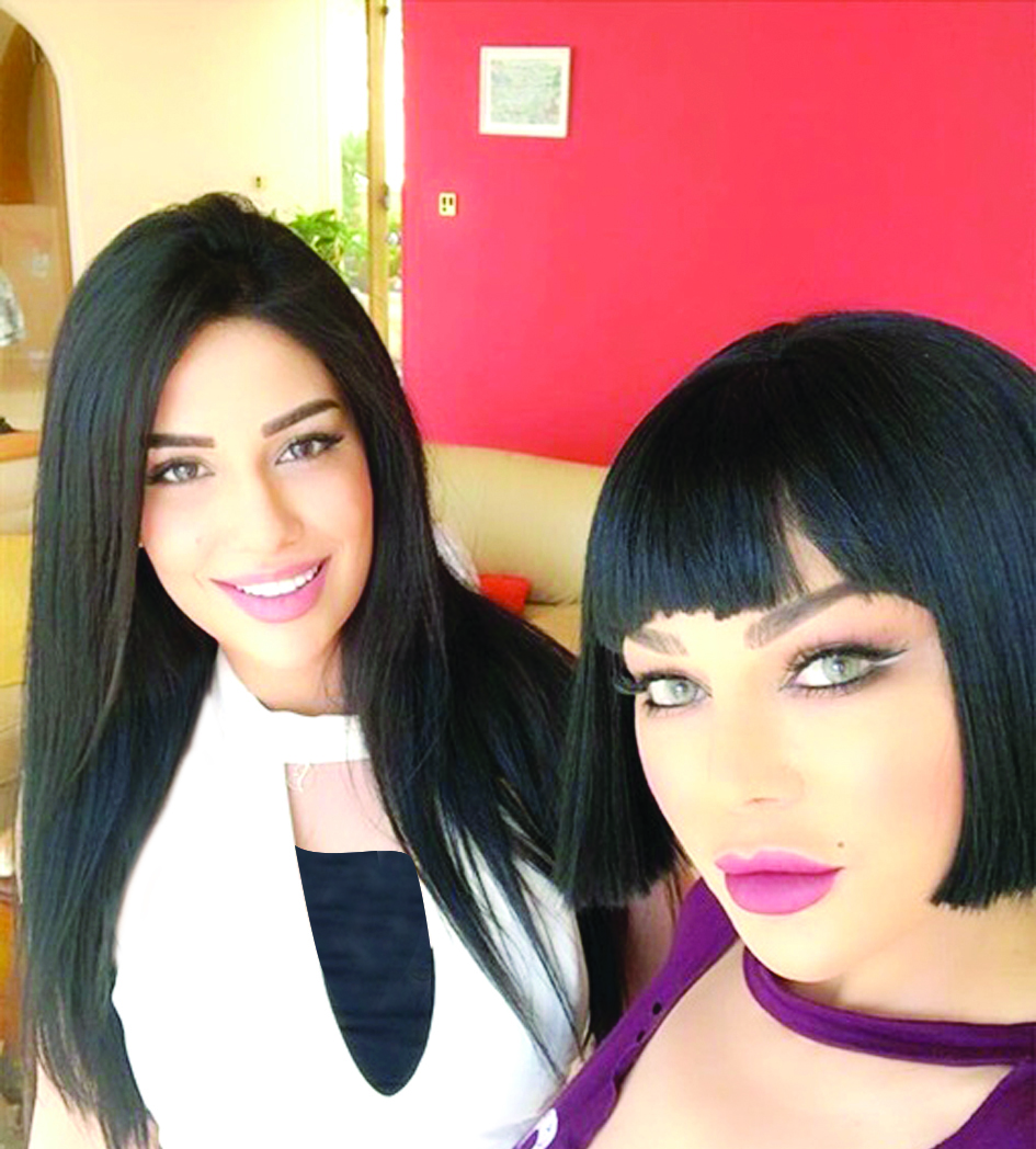 هيفاء وهبي وغنوة محمود في كواليس «لعنة الكارما»