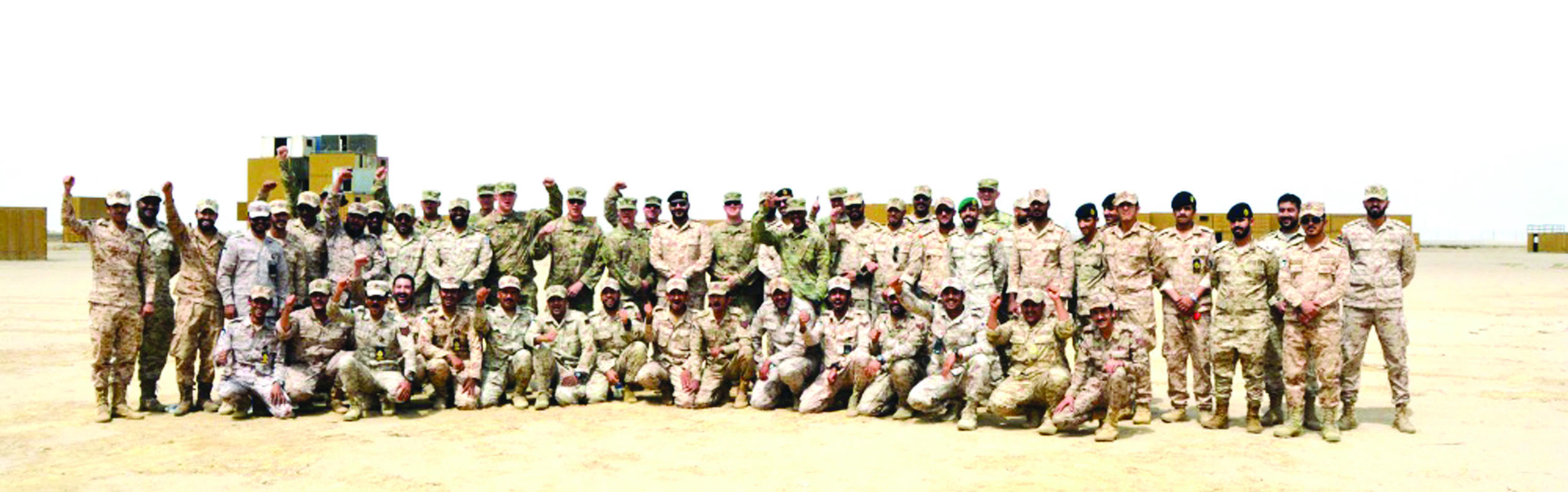 المشاركون في المناورات التدريبية