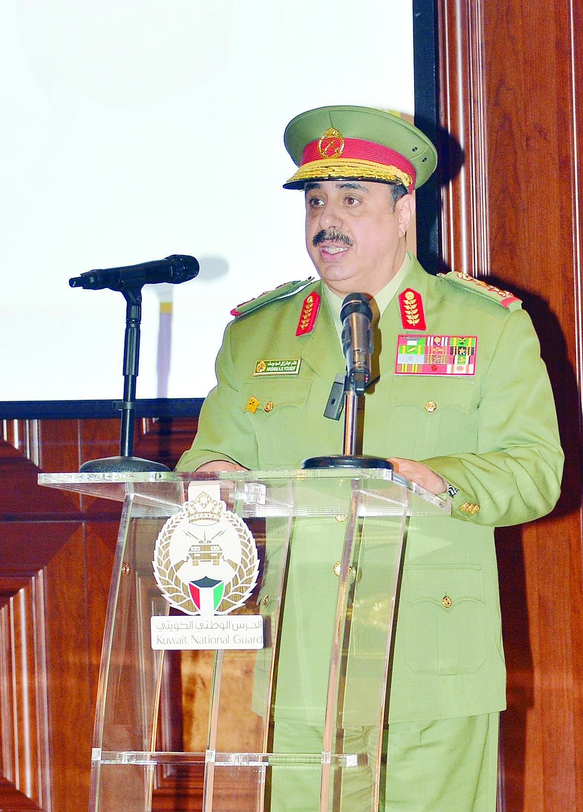 الرفاعي يلقي كلمته 