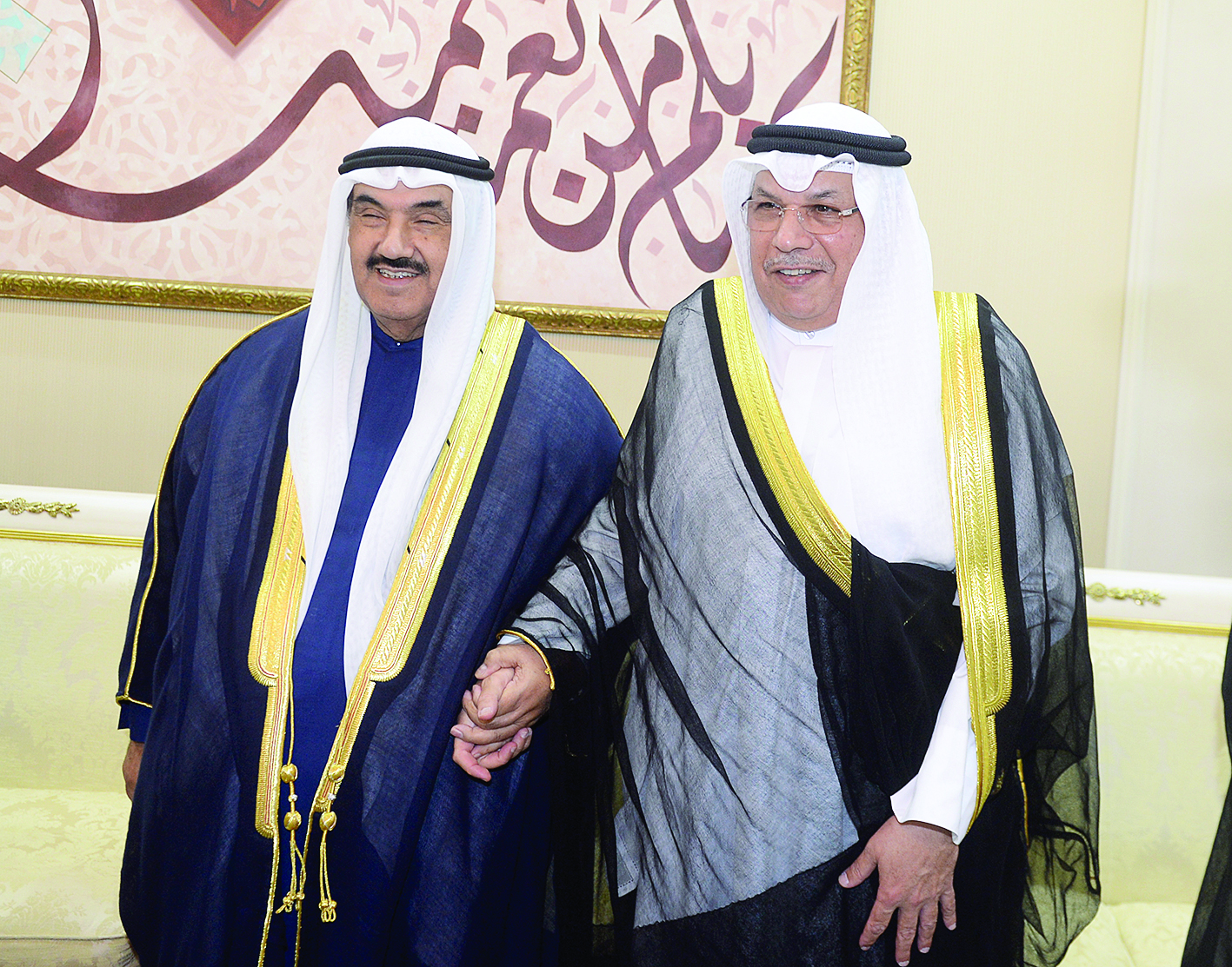 ناصر المحمد وخالد الجراح 	(تصوير زكريا عطية ونايف العقلة)