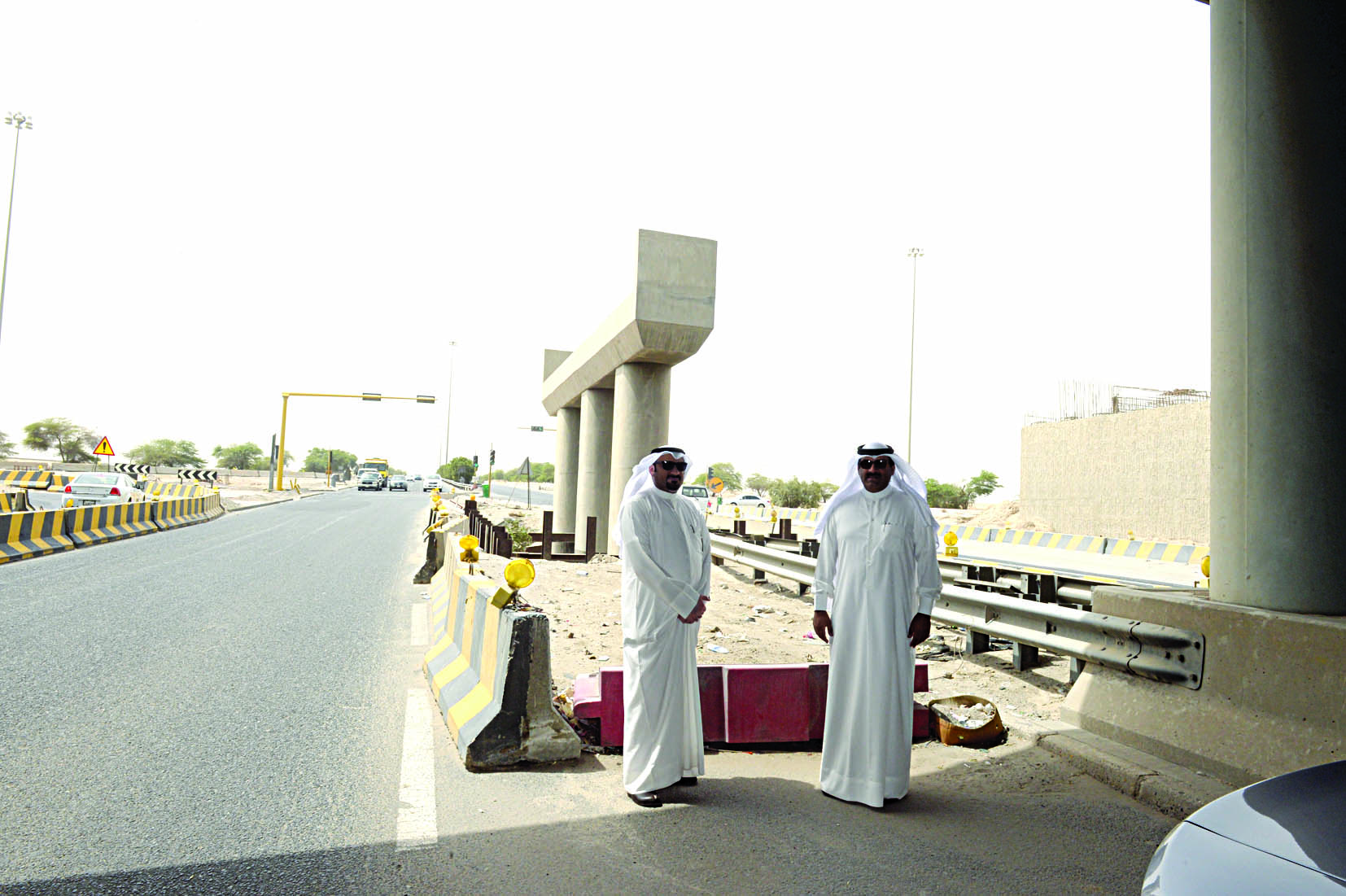 جسر الدائري السادس الذي لم يكتمل ويتسبب في ازدحام خانق