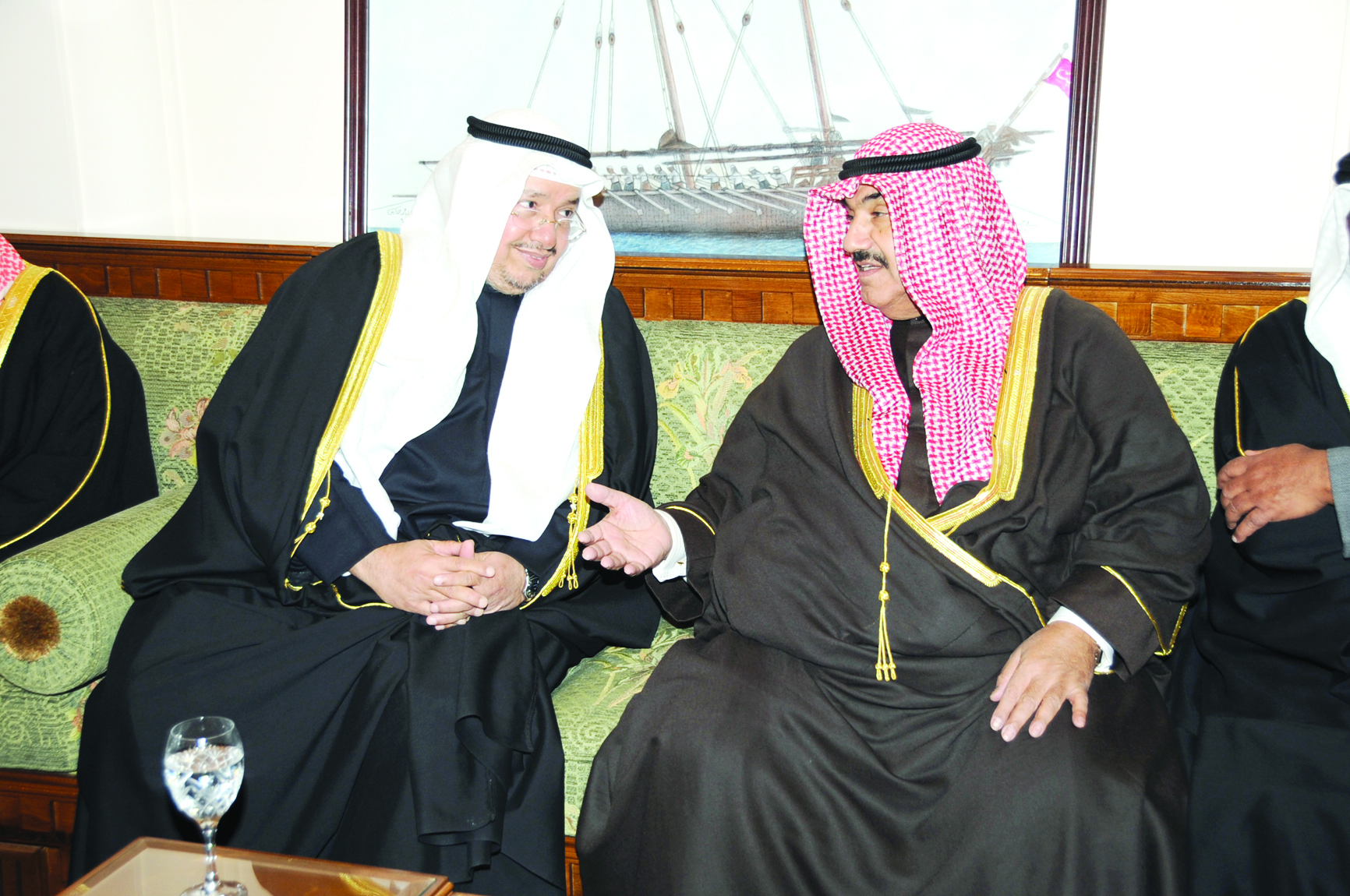 الشيخ ناصر المحمد والدكتور عادل الفلاح 