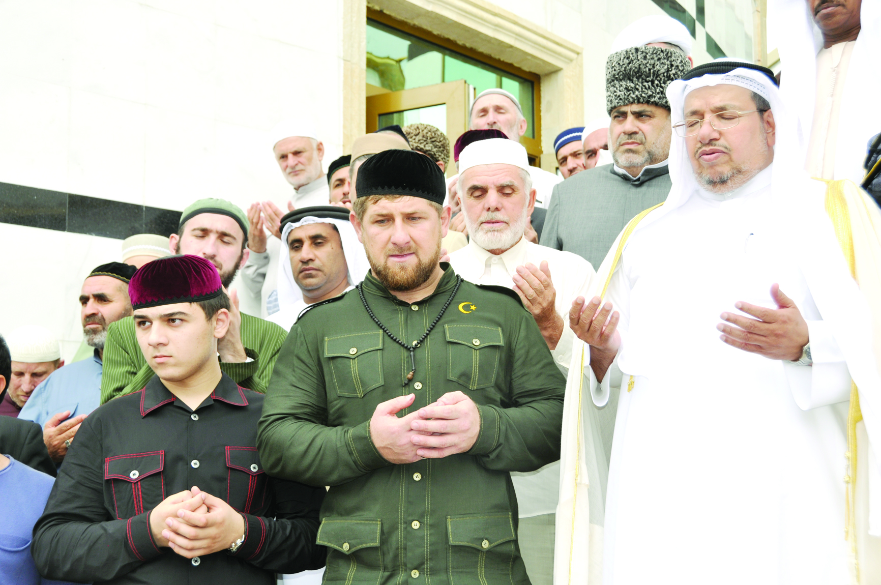 ... ومع الرئيس الشيشاني رمضان قاديروف