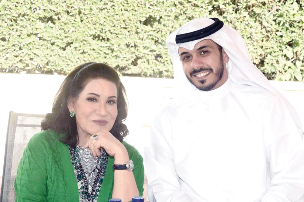 سعاد عبدالله والكاتب حمد الرومي