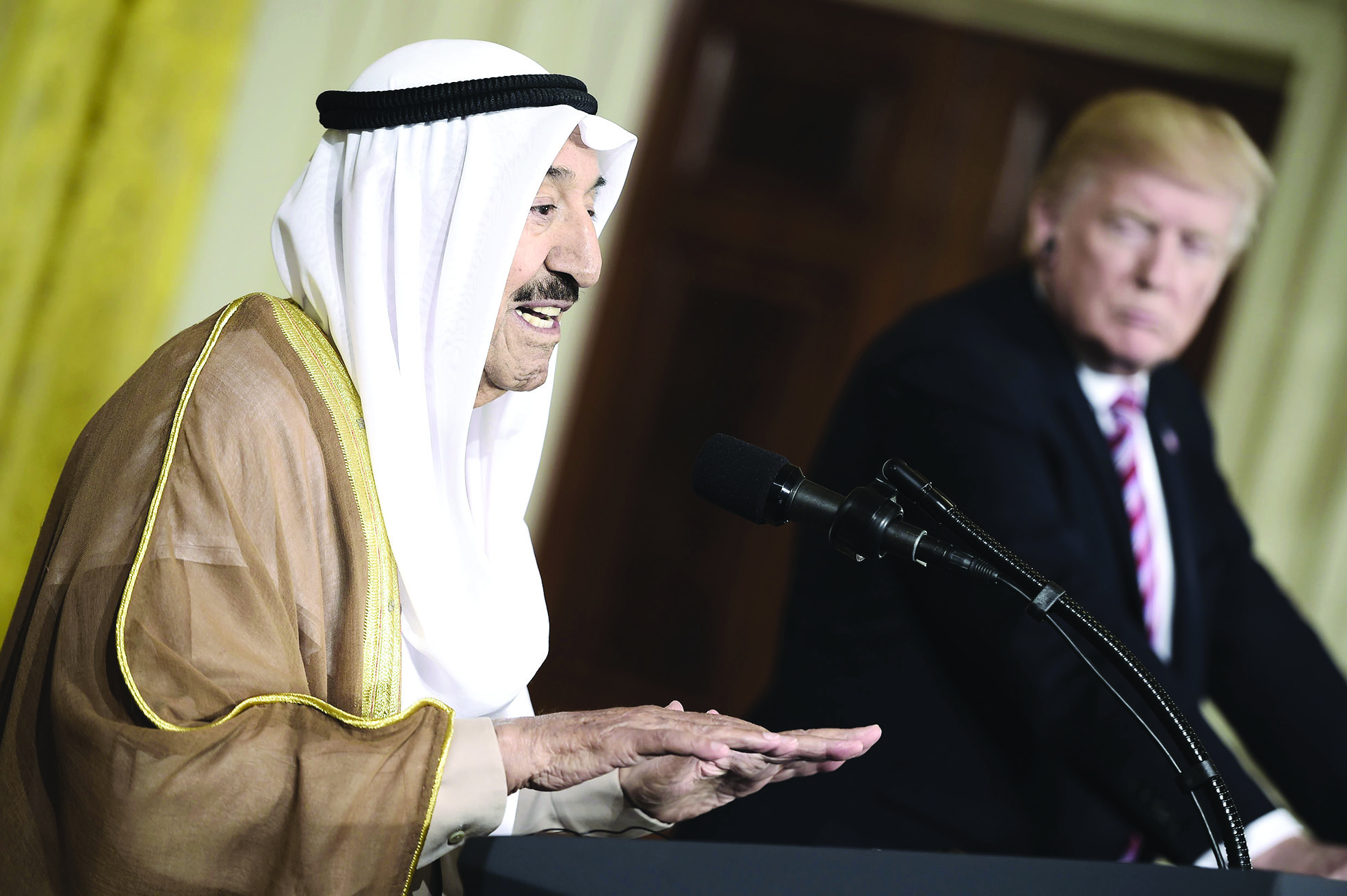 سمو الأمير وترامب...قمة كويتية - أميركية لمعالجة الأزمة