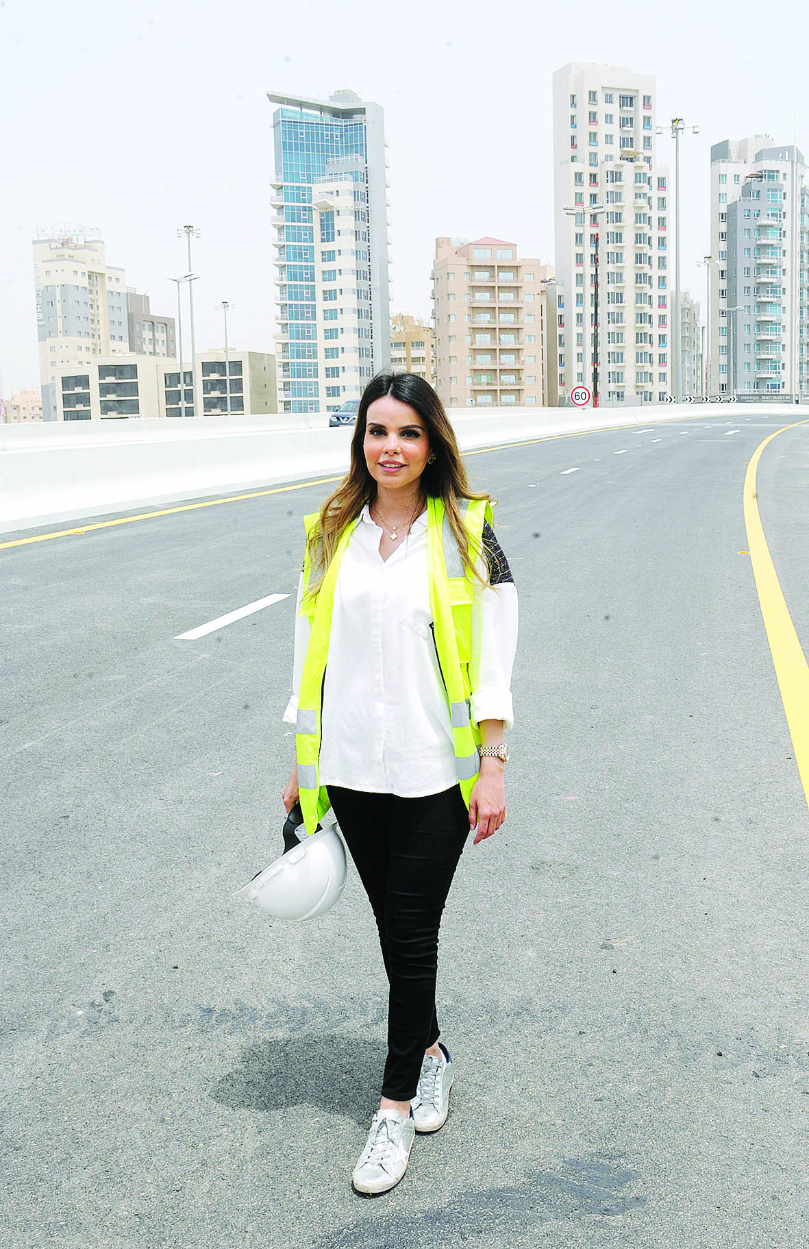 التركي خلال افتتاح جسر دوار البدع 