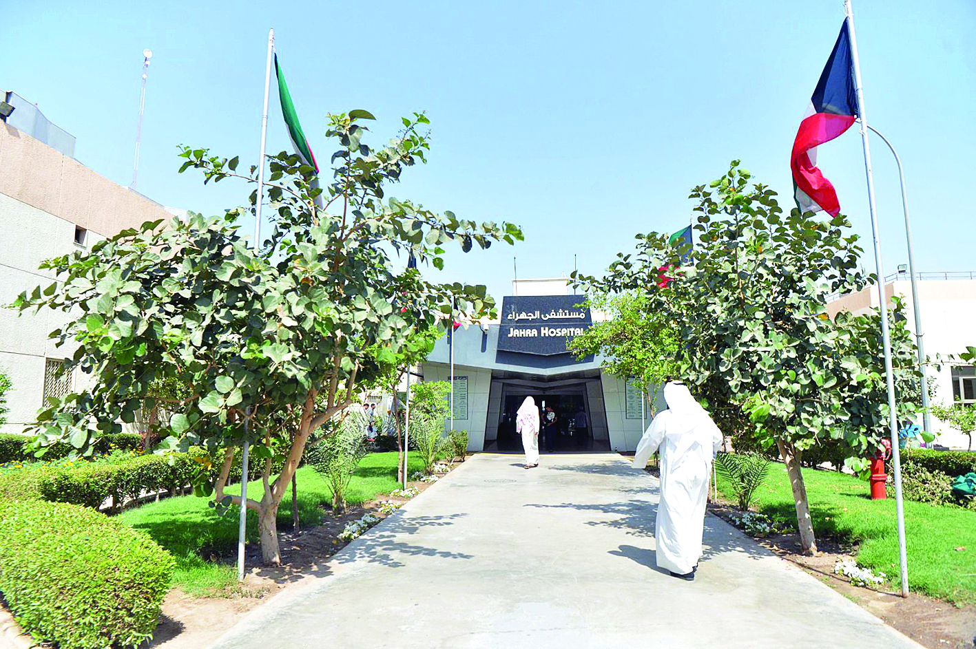 مدخل المستشفى الجديد