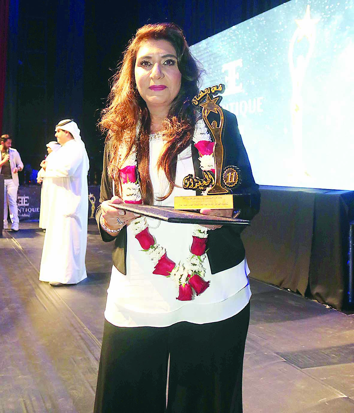 تكريم شخصية المهرجان الفنانة هيفاء عادل 