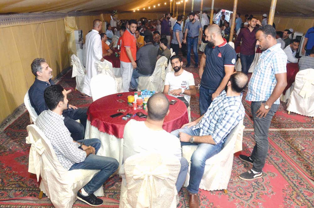 جانب من الافطار الجماعي