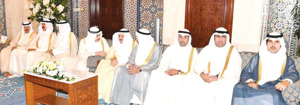 جانب من الشيوخ والوزراء والحضور