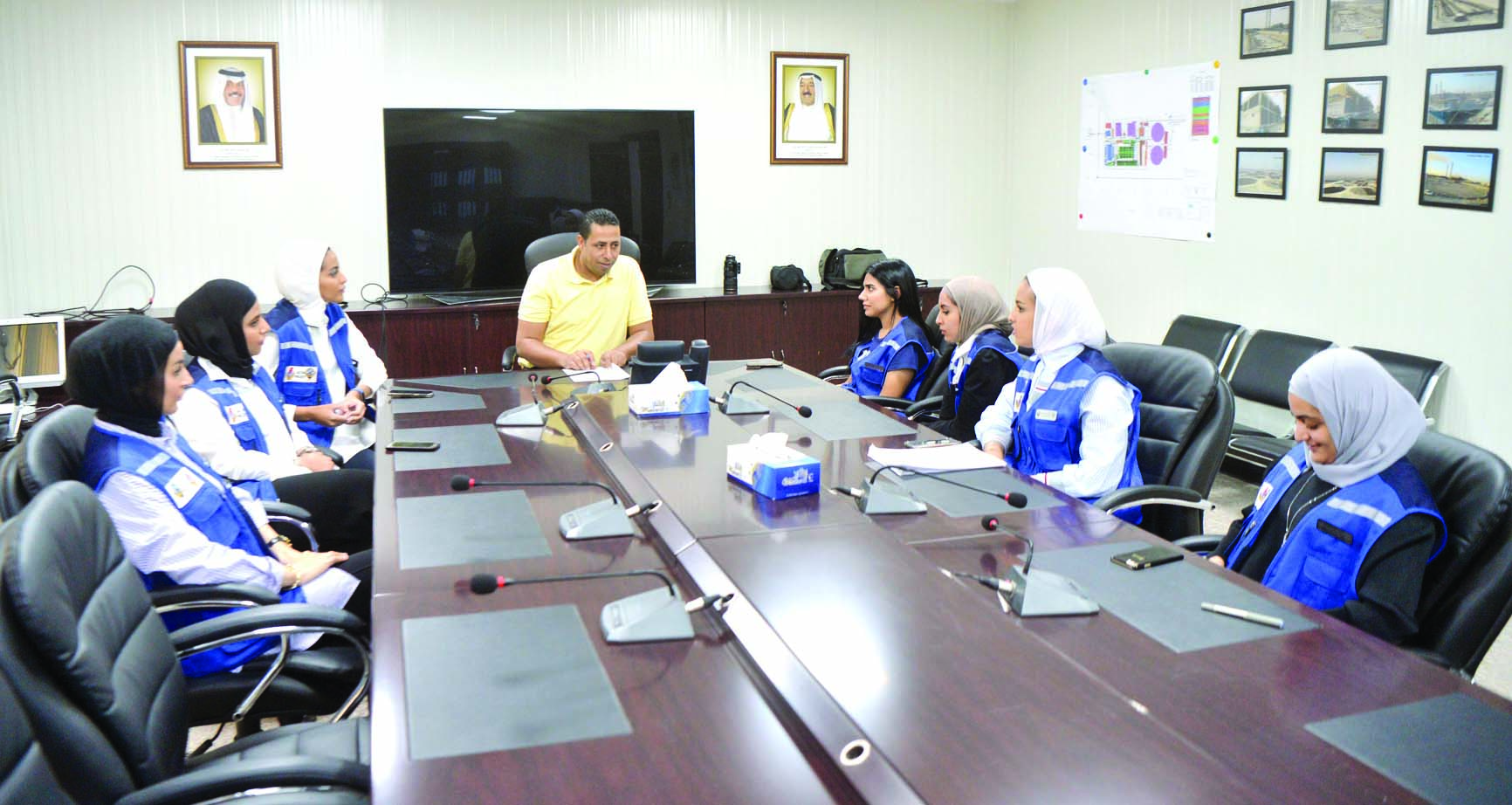 الزميل علي العلاس يحاور المهندسات