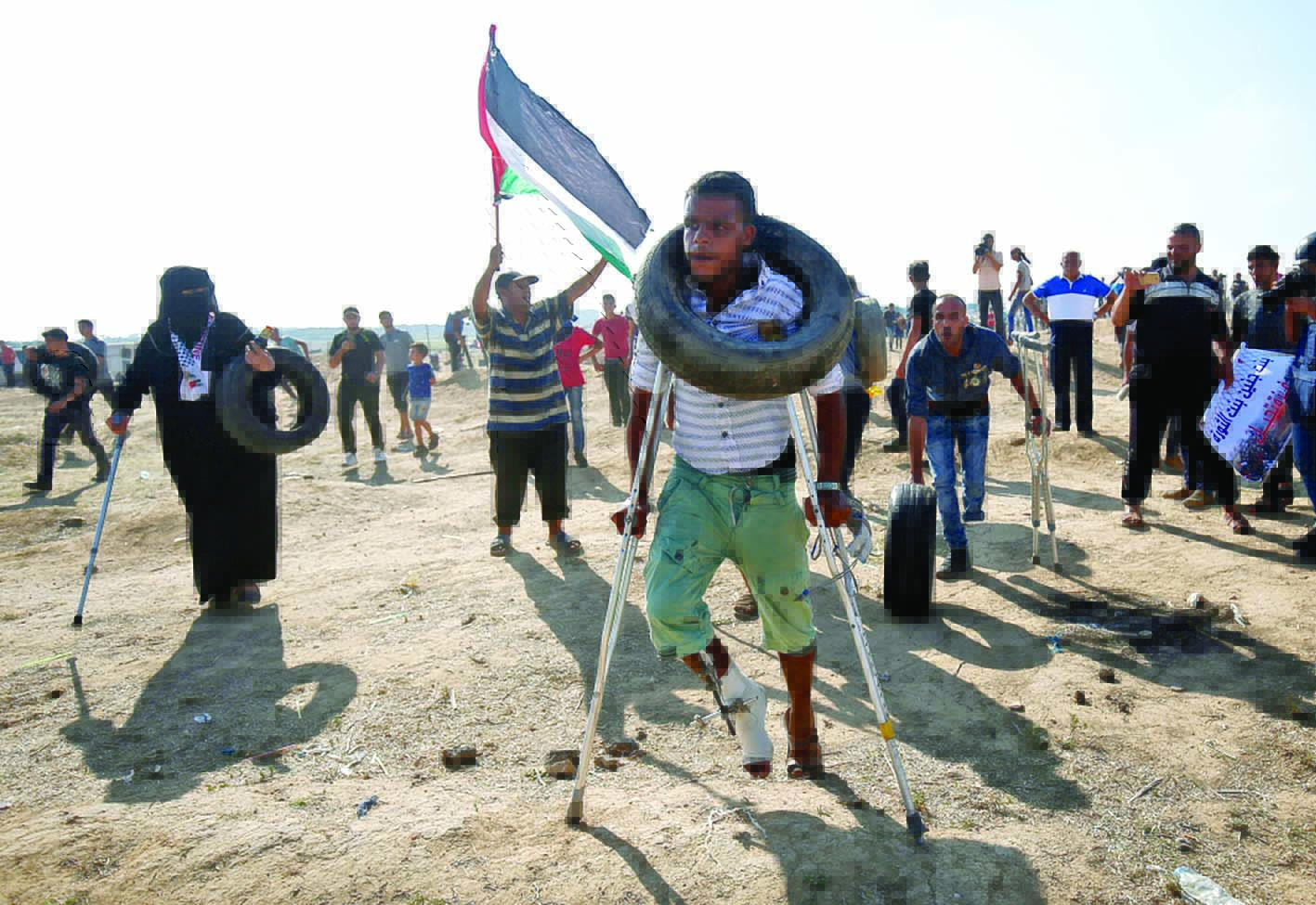 u062cu0631u064au062d u0641u0644u0633u0637u064au0646u064a u062eu0644u0627u0644 u062au0638u0627u0647u0631u0629 u00abu062cu0645u0639u0629 u0625u0633u0642u0627u0637 u0635u0641u0642u0629 u0627u0644u0642u0631u0646u00bb u0634u0631u0642 u063au0632u0629t (u0623 u0641 u0628)