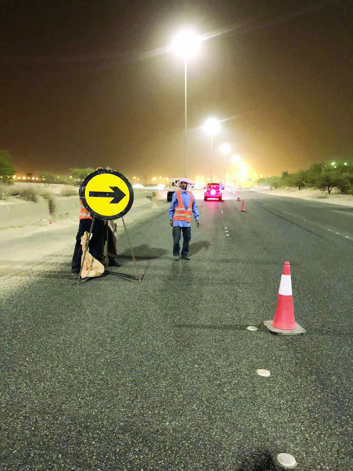 أعمال ليلية لإزالة «السافي»