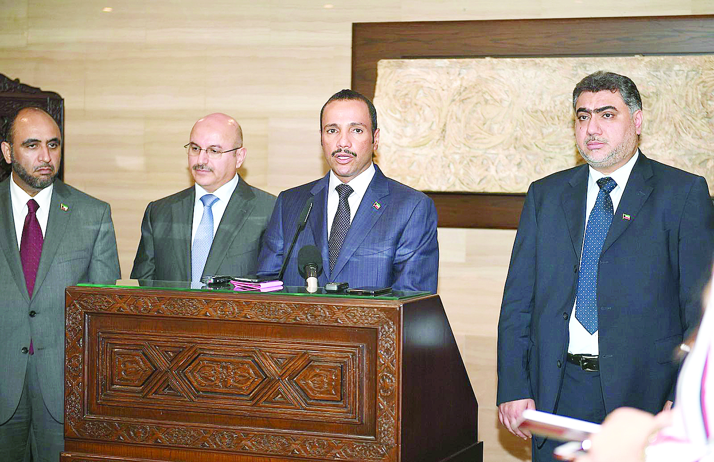 الغانم متحدثاً عقب اللقاء مع بري