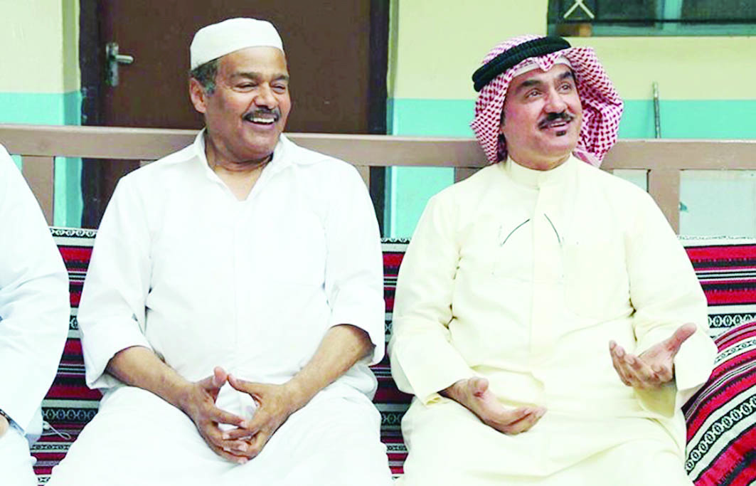 مجيد الجزاف مع عبدالرحمن العقل